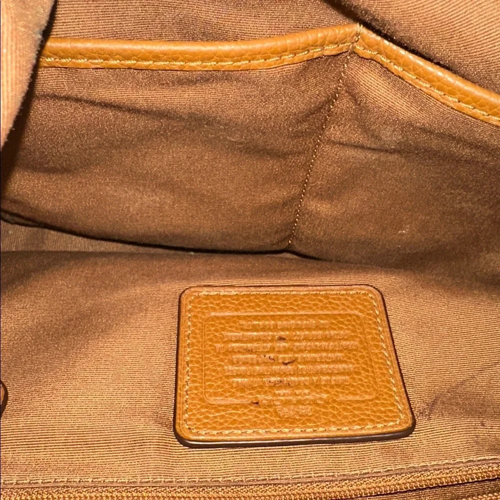 Coach Tan Leather Hobo Bag - Picture 2 of 4